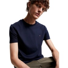 Tommy Klasik Sıfır Yaka T-Shirt