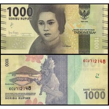 Emir Koleksiyon Coin & Paper Collection Endonezya 2016 Yılı 1000 Rupiah Kağıt Para Çil ( Unc ) Koleksiyon Para