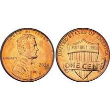 Emir Koleksiyon Coin & Paper Collection Amerika 1 Cent Koleksiyon Para Çil ( Unc )
