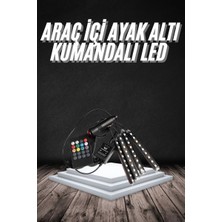 Lowell Home Ieg Rgb Işıklı Araç Içi Aydınlatma Kumandalı 12'li LED Işık Renk Değiştirebilen RSIEG145