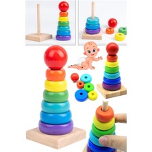 Özbience Eğitici Ahşap Bebek ve Çocuklar Için Zihin Geliştirici Oyun Blokları
