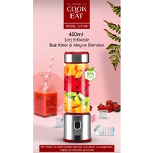 Woodhub 450 ml Taşınabilir Metal Kişisel Blender, Shake ve Smoothies Için Mükemmel
