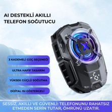 Özbience 27W Akıllı Sıcaklık Kontrollü Süper Iletken Telefon Soğutma Fanı