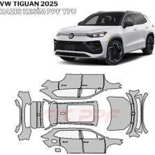 Fit PPF Vw Tiguan 2025 ile Uyumlu 210 Mikron Tam Gövde Hazır Kesim Tpu Ppf Kaplama