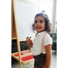 Özbience 120 cm Çift Taraflı Manyetiksiz Yazı Tahtası, Pratik ve Şık Tasarım