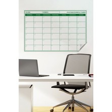 Özbience Pratik 85X56CM Akıllı Kağıt Yazı Tahtası ve Aylık Takvim Planlayıcı