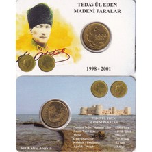 Emir Koleksiyon Coin & Paper Collection Türkiye 1999 Yılı Tedavül 5000 Lira Çil Özel Renkli Kapamasında ( Unc )