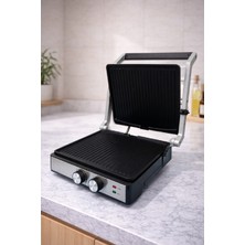 Özbience 2000W Tost Makinesi ve Elektrikli Izgara, 180° Açılabilir, Pratik ve Kullanışlı