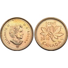 Emir Koleksiyon Coin & Paper Collection Kanada 1 Cent Koleksiyon Para Çil ( Unc )