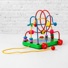 Özbience Yürüyüşe Başlayan Bebek Ahşap Labirent Gelişim Oyuncağı