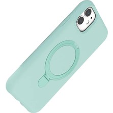 Motto Ticaret Mey Ithalat®   iPhone 11 Regal Magsafe Standlı Kapak - Su Yeşili