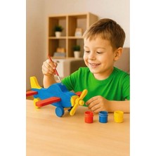 Özbience Çocuklar Için Ahşap Boyama ve Montessori Eğitim Seti