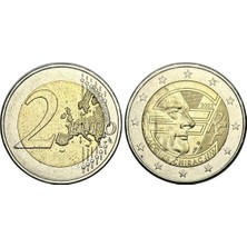Emir Koleksiyon Coin & Paper Collection Avrupa - Fransa Jacques Chirac 2 Euro Koleksiyon Para Çil ( Unc )