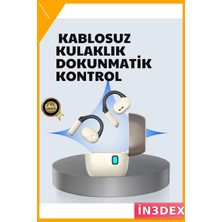 İn3dex Kulak Içi Bluetooth 5.0 Spor Kulaklık Gürültü Azaltma