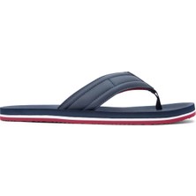 Tommy Hilfiger Lacivert Erkek Plaj Terliği Hılfıger Padded Beach Sandal