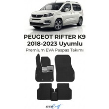 Otocraft Peugeot Rifter K9 (2018-2023) Araca Özel 3D Havuzlu Eva Oto Paspas Full Set 5 Parça