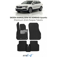 Otocraft Skoda Karoq (2018 ve Sonrası) Araca Özel 3D Havuzlu Eva Oto Paspas Full Set 5 Parça