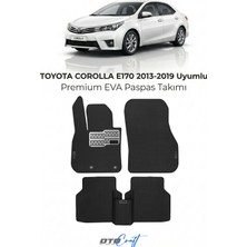 Otocraft Toyota Corolla E170 (2013-2019) Araca Özel 3D Havuzlu Eva Oto Paspas Full Set 5 Parça