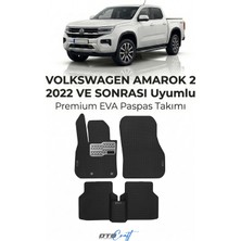 Otocraft Volkswagen Amarok 2 (2022 ve Sonrası) Araca Özel 3D Havuzlu Eva Oto Paspas Full Set 5 Parça