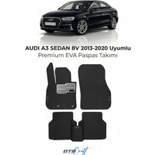 Otocraft Audi A3 Sedan 8V (2013-2020) Araca Özel 3D Havuzlu Eva Oto Paspas Full Set 5 Parça