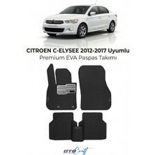 Otocraft Citroen C Elysee (2012-2017) Araca Özel 3D Havuzlu Eva Oto Paspas Full Set 5 Parça