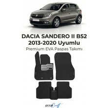 Otocraft Dacia Sandero Ii B52 (2013-2020) Araca Özel 3D Havuzlu Eva Oto Paspas Full Set 5 Parça