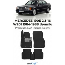 Otocraft Mercedes 190E 2 3 16 W201 (1984-1988) Araca Özel 3D Havuzlu Eva Oto Paspas Full Set 5 Parça