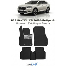 Otocraft Ds 7 Makyajli X74 (2022-2024) Araca Özel 3D Havuzlu Eva Oto Paspas Full Set 5 Parça