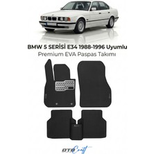 Otocraft Bmw 5 Serisi E34 (1988-1996) Araca Özel 3D Havuzlu Eva Oto Paspas Full Set 5 Parça