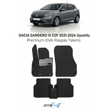 Otocraft Dacia Sandero Iii Djf (2021-2024) Araca Özel 3D Havuzlu Eva Oto Paspas Full Set 5 Parça