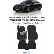 Otocraft Mercedes S Seri S 400 D Long W223 (2020 ve Sonrası) Araca Özel 3D Havuzlu Eva Oto Paspas Full Set 5 Parça