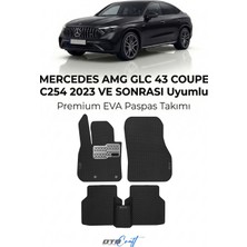Otocraft Mercedes Amg Glc 43 Coupe C254 (2023 ve Sonrası) Araca Özel 3D Havuzlu Eva Oto Paspas Full Set 5 Parça