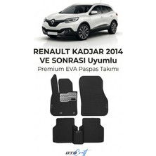 Otocraft Renault Kadjar (2014 ve Sonrası) Araca Özel 3D Havuzlu Eva Oto Paspas Full Set 5 Parça
