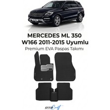 Otocraft Mercedes ml 350 W166 (2011-2015) Araca Özel 3D Havuzlu Eva Oto Paspas Full Set 5 Parça