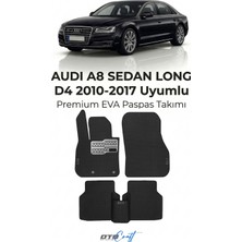 Otocraft Audi A8 Sedan Long D4 (2010-2017) Araca Özel 3D Havuzlu Eva Oto Paspas Full Set 5 Parça