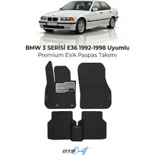 Otocraft Bmw 3 Serisi E36 (1992-1998) Araca Özel 3D Havuzlu Eva Oto Paspas Full Set 5 Parça