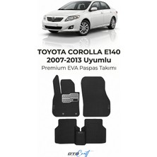 Otocraft Toyota Corolla E140 (2007-2013) Araca Özel 3D Havuzlu Eva Oto Paspas Full Set 5 Parça
