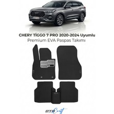Otocraft Chery Tiggo 7 Pro (2020-2024) Araca Özel 3D Havuzlu Eva Oto Paspas Full Set 5 Parça
