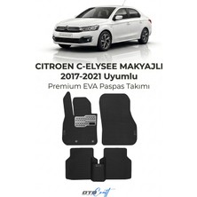 Otocraft Citroen C Elysee Makyajli (2017-2021) Araca Özel 3D Havuzlu Eva Oto Paspas Full Set 5 Parça