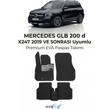 Otocraft Mercedes Glb 200 D X247 (2019 ve Sonrası) Araca Özel 3D Havuzlu Eva Oto Paspas Full Set 5 Parça