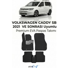Otocraft Volkswagen Caddy Sb (2021 ve Sonrası) Araca Özel 3D Havuzlu Eva Oto Paspas Full Set 5 Parça