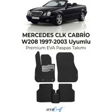 Otocraft Mercedes Clk Cabrio W208 (1997-2003) Araca Özel 3D Havuzlu Eva Oto Paspas Full Set 5 Parça