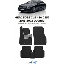Otocraft Mercedes Cls 450 C257 (2018-2023) Araca Özel 3D Havuzlu Eva Oto Paspas Full Set 5 Parça