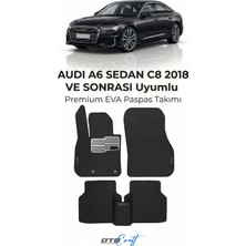Otocraft Audi A6 Sedan C8 (2018 ve Sonrası) Araca Özel 3D Havuzlu Eva Oto Paspas Full Set 5 Parça
