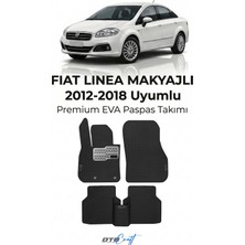 Otocraft Fiat Linea Makyajli (2012-2018) Araca Özel 3D Havuzlu Eva Oto Paspas Full Set 5 Parça