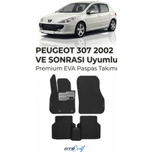 Otocraft Peugeot 307 (2002 ve Sonrası) Araca Özel 3D Havuzlu Eva Oto Paspas Full Set 5 Parça