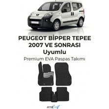 Otocraft Peugeot Bipper Tepee (2007 ve Sonrası) Araca Özel 3D Havuzlu Eva Oto Paspas Full Set 5 Parça