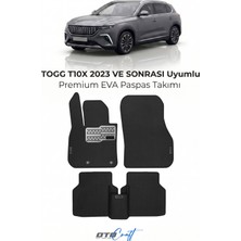 Otocraft Togg T10X (2023 ve Sonrası) Araca Özel 3D Havuzlu Eva Oto Paspas Full Set 5 Parça