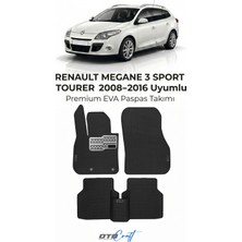 Otocraft Renault Megane 3 Sport Tourer (2008-2016) Araca Özel 3D Havuzlu Eva Oto Paspas Full Set 5 Parça