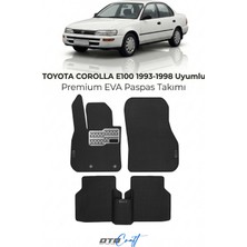 Otocraft Toyota Corolla E100 (1993-1998) Araca Özel 3D Havuzlu Eva Oto Paspas Full Set 5 Parça